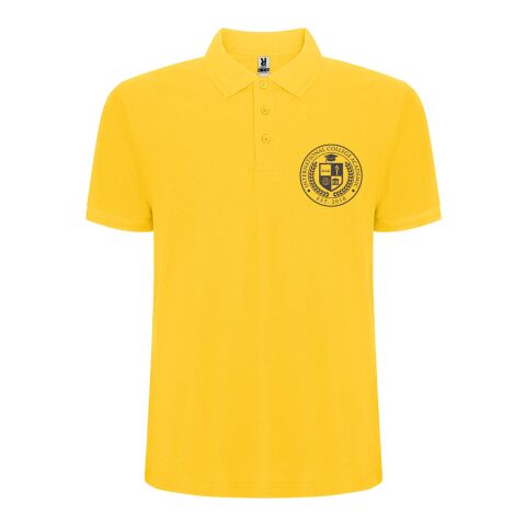 Polo de manga corta para hombre &quot;Pegaso Premium&quot; Estándar | Amarillo | 2XL | sin montaje de publicidad | no disponible | no disponible | no disponible