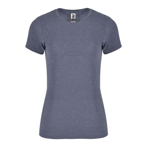 Camiseta de manga corta para mujer &quot;Fox&quot; Estándar | Heather Denim Blue | 2XL | sin montaje de publicidad | no disponible | no disponible | no disponible
