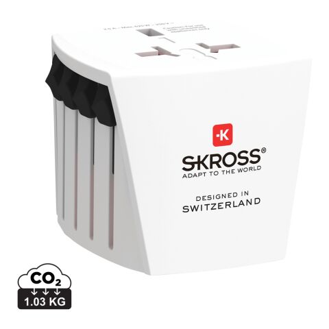 SKROSS World Travel Adapter MUV blanco | sin montaje de publicidad | no disponible | no disponible