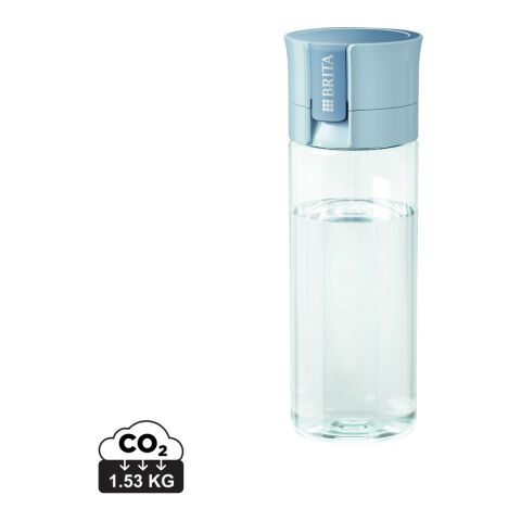 Botella de agua con 2 filtros BRITA VITAL de 600 ml azul