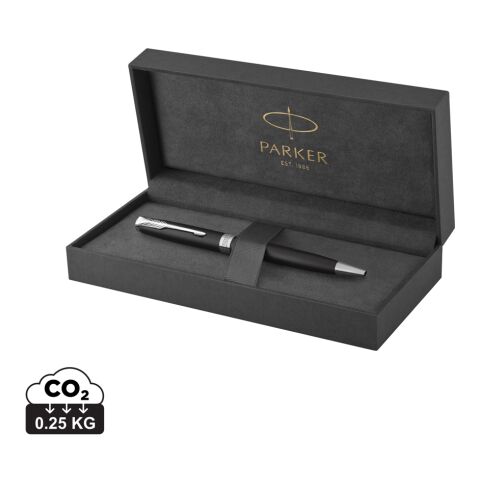 Bolígrafo Parker Sonnet, negro mate con acabados en paladio.