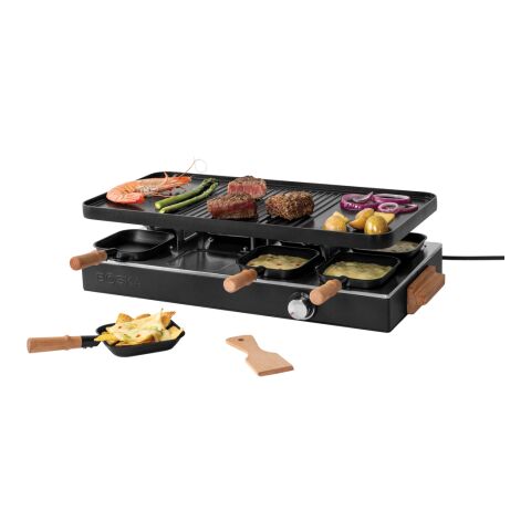 Raclette Gourmet Party para 8 personas BOSKA (UE tipo F) negro