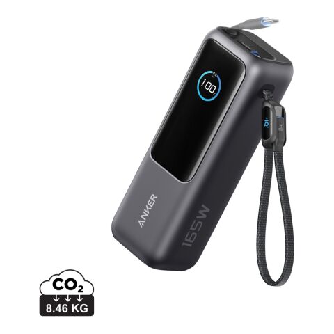 Batería Anker 25.000 mAh 165W con cable retráctil gris-negro | sin montaje de publicidad | no disponible | no disponible