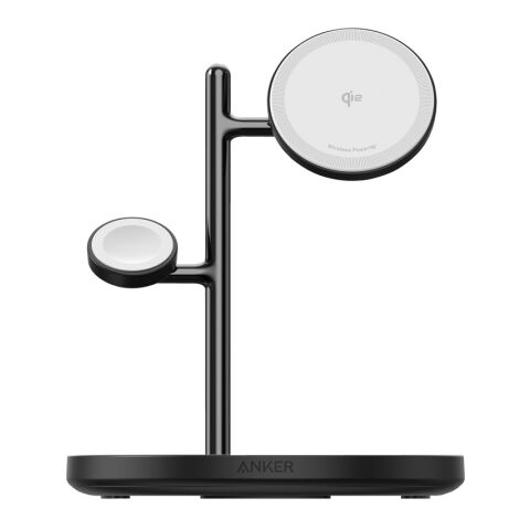 Soporte de carga inalámbrica Anker MagGo (soporte 3 en 1) negro