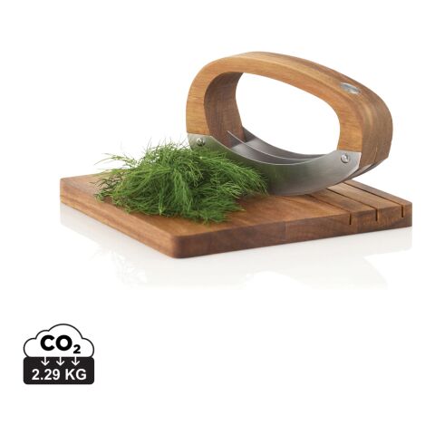 Cuchillo para picar AdHoc RoccaVerde con tabla de cortar