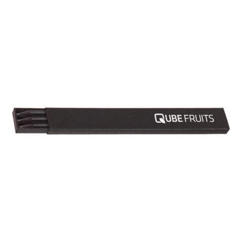 STABILO Estuche de 3 lápices de grafito negro/plata | sin montaje de publicidad