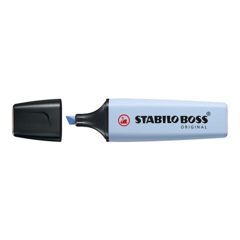 STABILO BOSS ORIGINAL Pastel rotulador fluorescente azul claro | Serigrafía 1 color