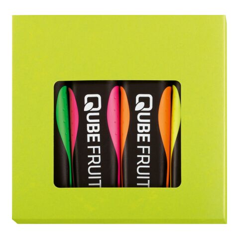 STABILO GREEN BOSS Estuche de cartón de 4 rotuladores fluorescentes Serigrafía 2 color