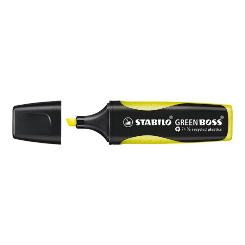 STABILO GREEN BOSS rotulador fluorescente amarillo | sin montaje de publicidad