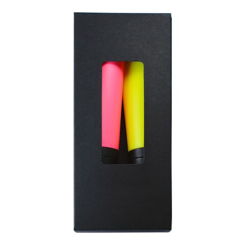 STABILO NEON Set de 2 rotuladores fluorescentes #NV | sin montaje de publicidad