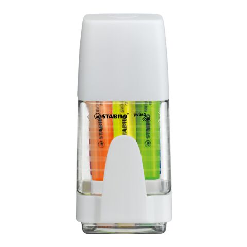 STABILO swing cool Box de 6 rotuladores fluorescentes tampografía 2 colores