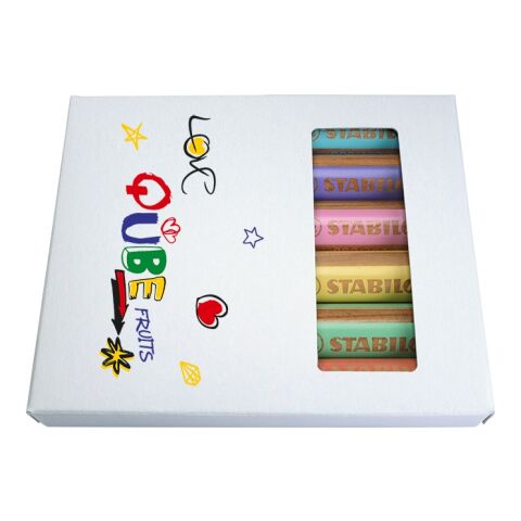 STABILO woody 3 in 1 Estuche de 6 l√°pices de color cuatricrom√≠a