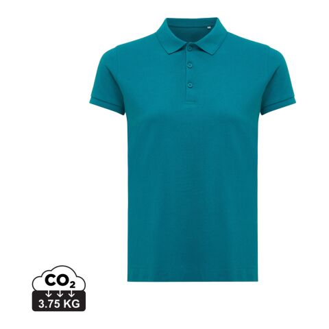 Polo Iqoniq Yosemite piqué algodón reciclado de mujer Verdete | XXL | sin montaje de publicidad | no disponible | no disponible | no disponible