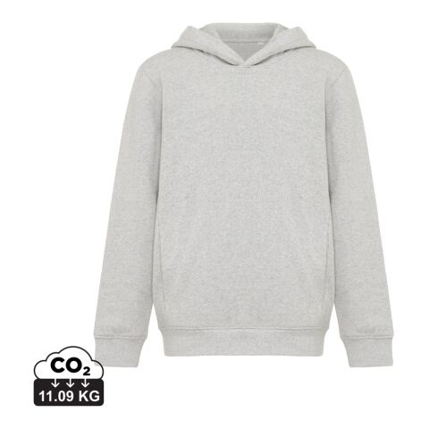 Sudadera Iqoniq Yengo capucha de algodón reciclado niños gris claro sin colorear | 13-14 | sin montaje de publicidad | no disponible | no disponible | no disponible