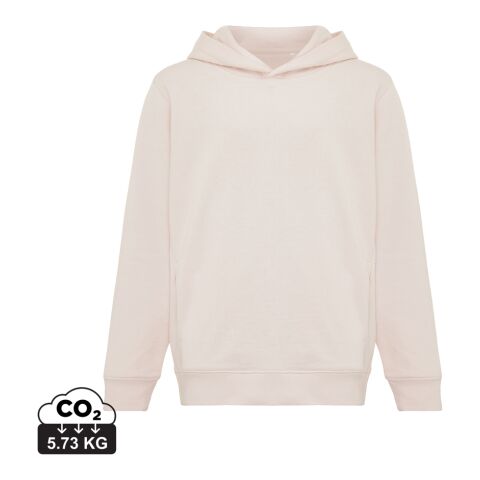 Sudadera Iqoniq Yengo capucha de algodón reciclado niños rosa nube | 5-6 | sin montaje de publicidad | no disponible | no disponible | no disponible
