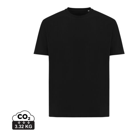 Camiseta Iqoniq Teide de algodón reciclado negro | 4XL | sin montaje de publicidad | no disponible | no disponible | no disponible