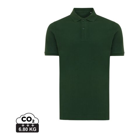 Polo Iqoniq Yosemite de algodón reciclado verde bosque | 5XL | sin montaje de publicidad | no disponible | no disponible | no disponible