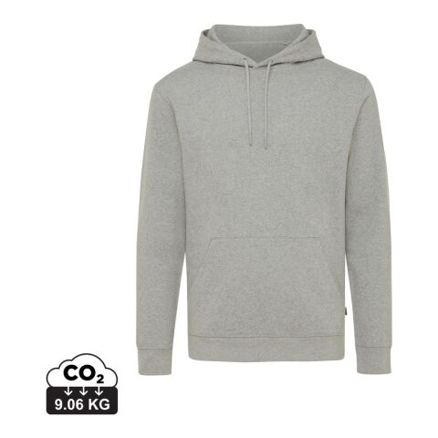 Sudadera Iqoniq Torres algodón reciclado sin teñir gris jaspeado | XL | sin montaje de publicidad | no disponible | no disponible | no disponible