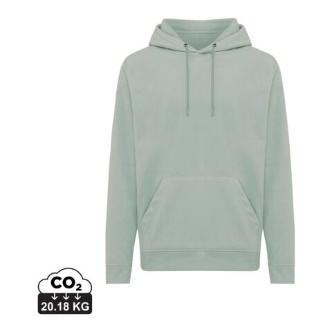 Sudadera Trivor con capucha poliéster reciclado Iqoniq Iceberg green | XXXL | sin montaje de publicidad | no disponible | no disponible | no disponible