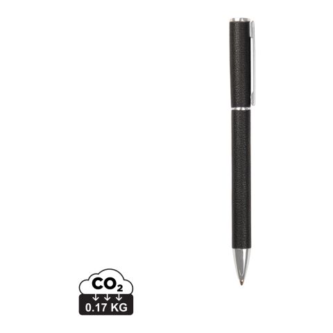 Bolígrafo VINGA Timo RCS de aluminio reciclado negro | sin montaje de publicidad | no disponible | no disponible
