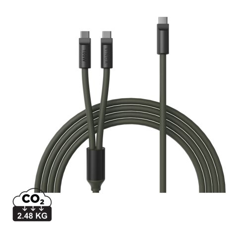 Cable de carga múltiple de silicona VINGA Baltimore (C+2C)