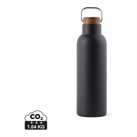 Botella vacio VINGA Ciro RCS reciclada 800 ml negro | sin montaje de publicidad | no disponible | no disponible