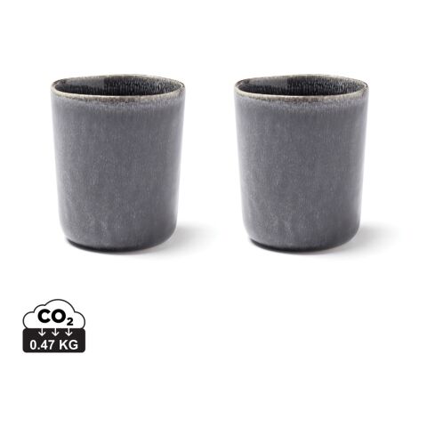 Taza VINGA Nomimono set 2 pcs negro | sin montaje de publicidad | no disponible | no disponible
