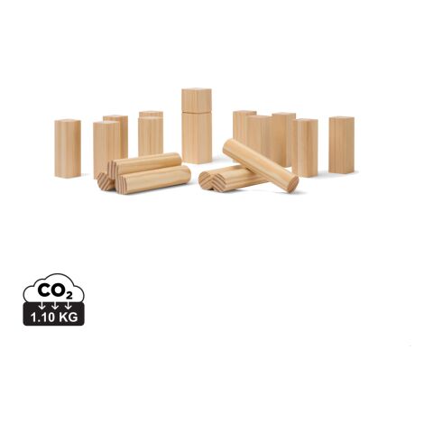 Mini juego Kubb VINGA marron | sin montaje de publicidad | no disponible | no disponible