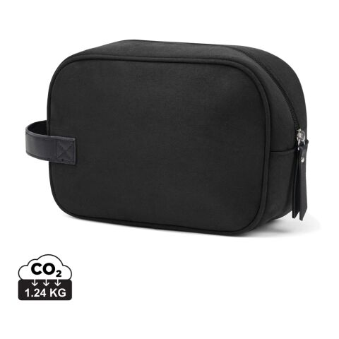 Neceser VINGA Marlow RCS de poliéster reciclado negro | sin montaje de publicidad | no disponible | no disponible