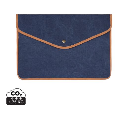 Funda para portátil 14" de lona reciclada VINGA Bosler GRS