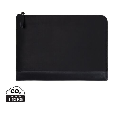 Funda portátil 16&quot; de poliéster reciclado RCS VINGA Marlow negro | sin montaje de publicidad | no disponible | no disponible