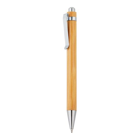 Bolígrafo Bambú marron-plata | sin montaje de publicidad | no disponible | no disponible | no disponible