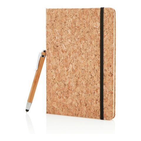 Libreta A5 con bolígrafo touch de bambú