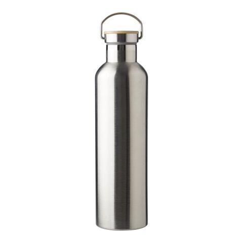 Botella termo de acero inox. Damien plata | sin montaje de publicidad | no disponible | no disponible