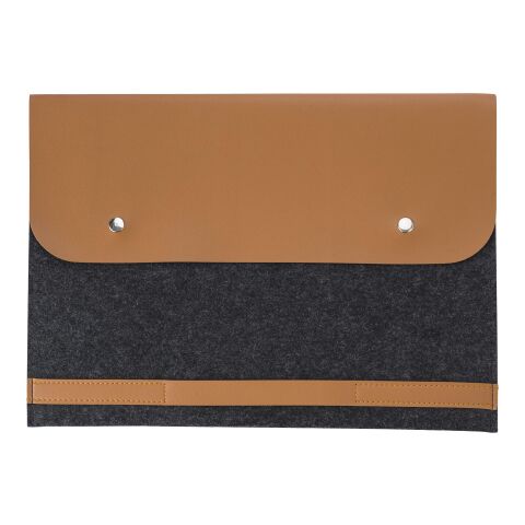 Funda para pc de fieltro RPET Jonathan gris | sin montaje de publicidad | no disponible | no disponible