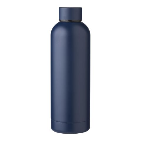 Botella termo de acero inox. reciclado Isaías azul | sin montaje de publicidad | no disponible | no disponible