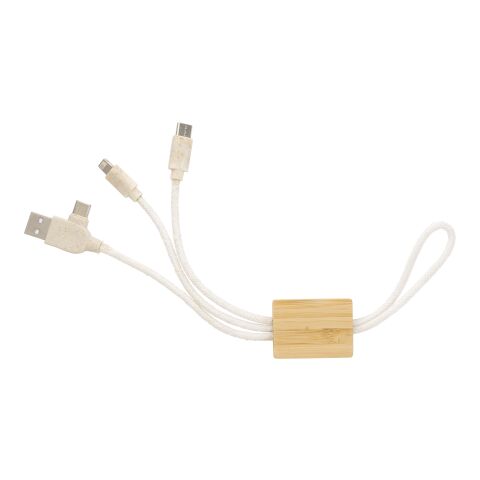 Set de cables de bambú Keegan marrón | sin montaje de publicidad | no disponible | no disponible