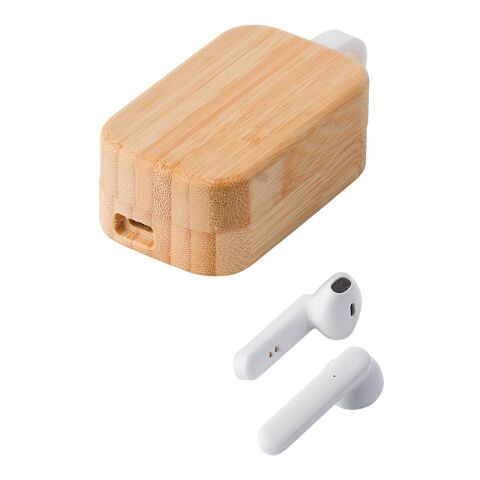 Auriculares inalámbricos de ABS Marmara marrón claro | sin montaje de publicidad | no disponible | no disponible