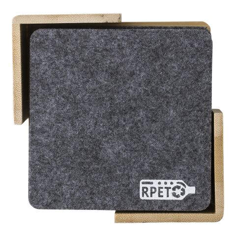 Set de posavasos de fieltro RPET Lawrence gris | sin montaje de publicidad | no disponible | no disponible | no disponible