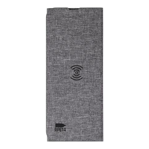 Alfombrilla con cargador de RPET Selene gris | sin montaje de publicidad | no disponible | no disponible