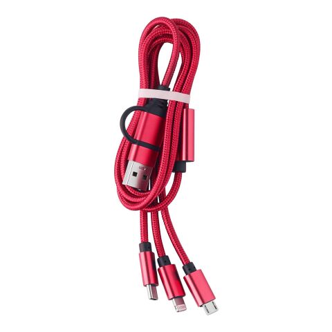 Set de cables de nailon Leif rojo | sin montaje de publicidad | no disponible | no disponible