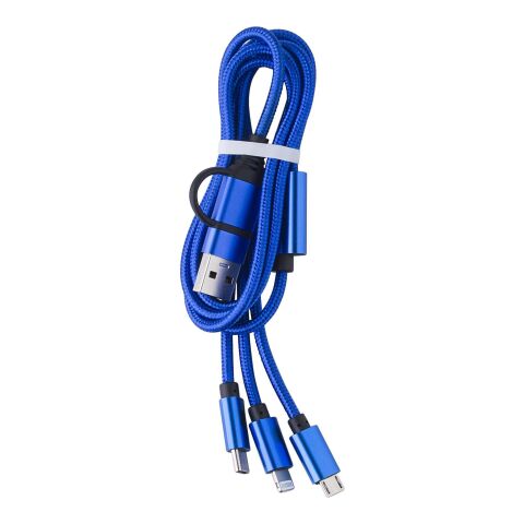 Set de cables de nailon Leif azul cobalto | sin montaje de publicidad | no disponible | no disponible
