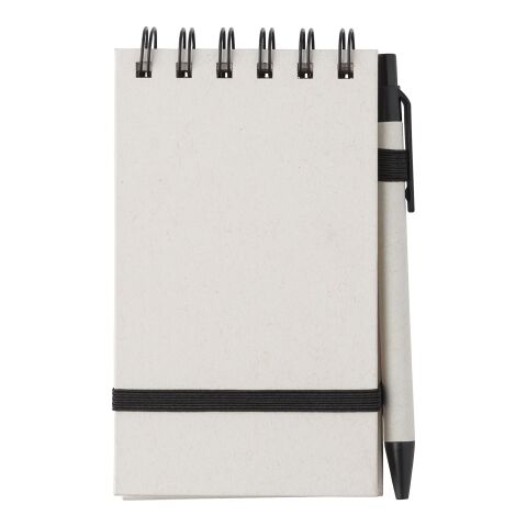 Cuaderno de cartón de leche reciclado Martha negro/ blanco | sin montaje de publicidad | no disponible | no disponible