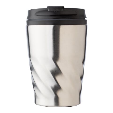 Taza de PP y acero inox. plata | sin montaje de publicidad | no disponible | no disponible