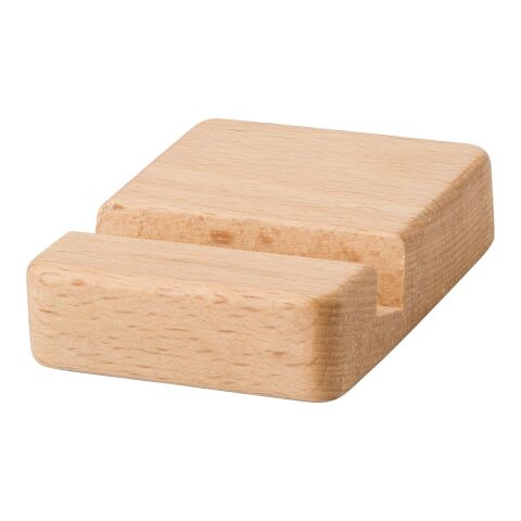 Soporte de madera para teléfono marrón | sin montaje de publicidad | no disponible | no disponible