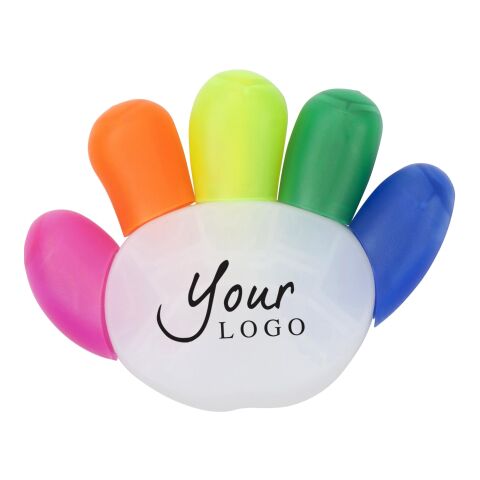 Marcador fluoescente en forma de mano colorido | sin montaje de publicidad | no disponible | no disponible