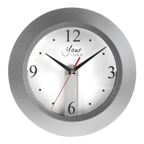 Reloj de pared de plástico plata | sin montaje de publicidad | no disponible | no disponible