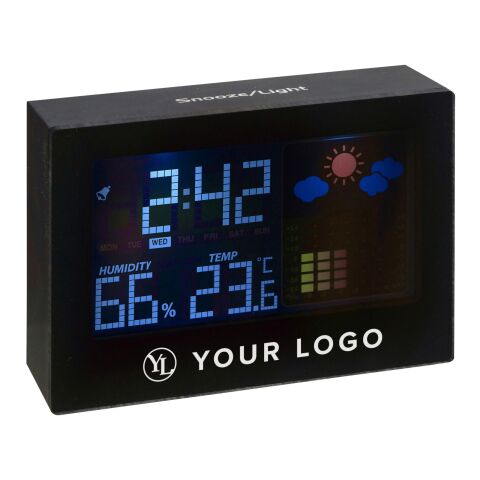 Reloj y estación meteorológica