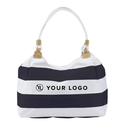 Bolsa de poliéster 600D azul/blanco | sin montaje de publicidad | no disponible | no disponible