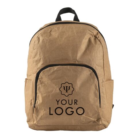 Mochila-nevera de papel laminado. marrón | sin montaje de publicidad | no disponible | no disponible